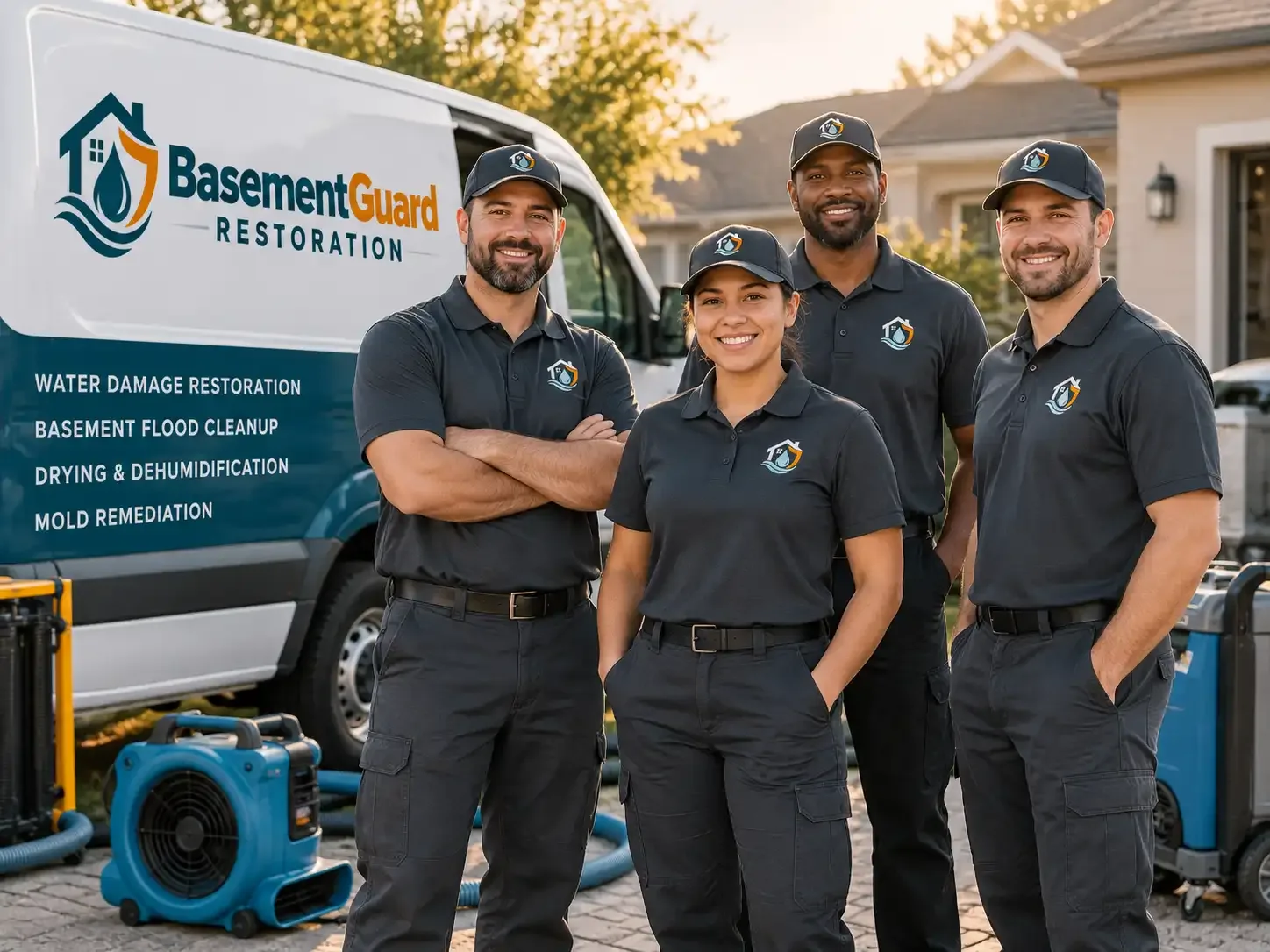Basement Water Damage Restoration company in Mcgraws, WV